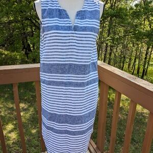 Beach Lunch Lounge Striped Dress